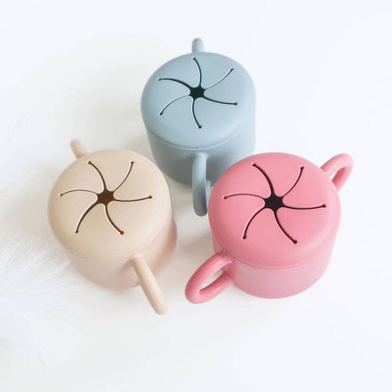 Baby bliss Silicone Snack Cup for Babies, Toddlers & Kids
