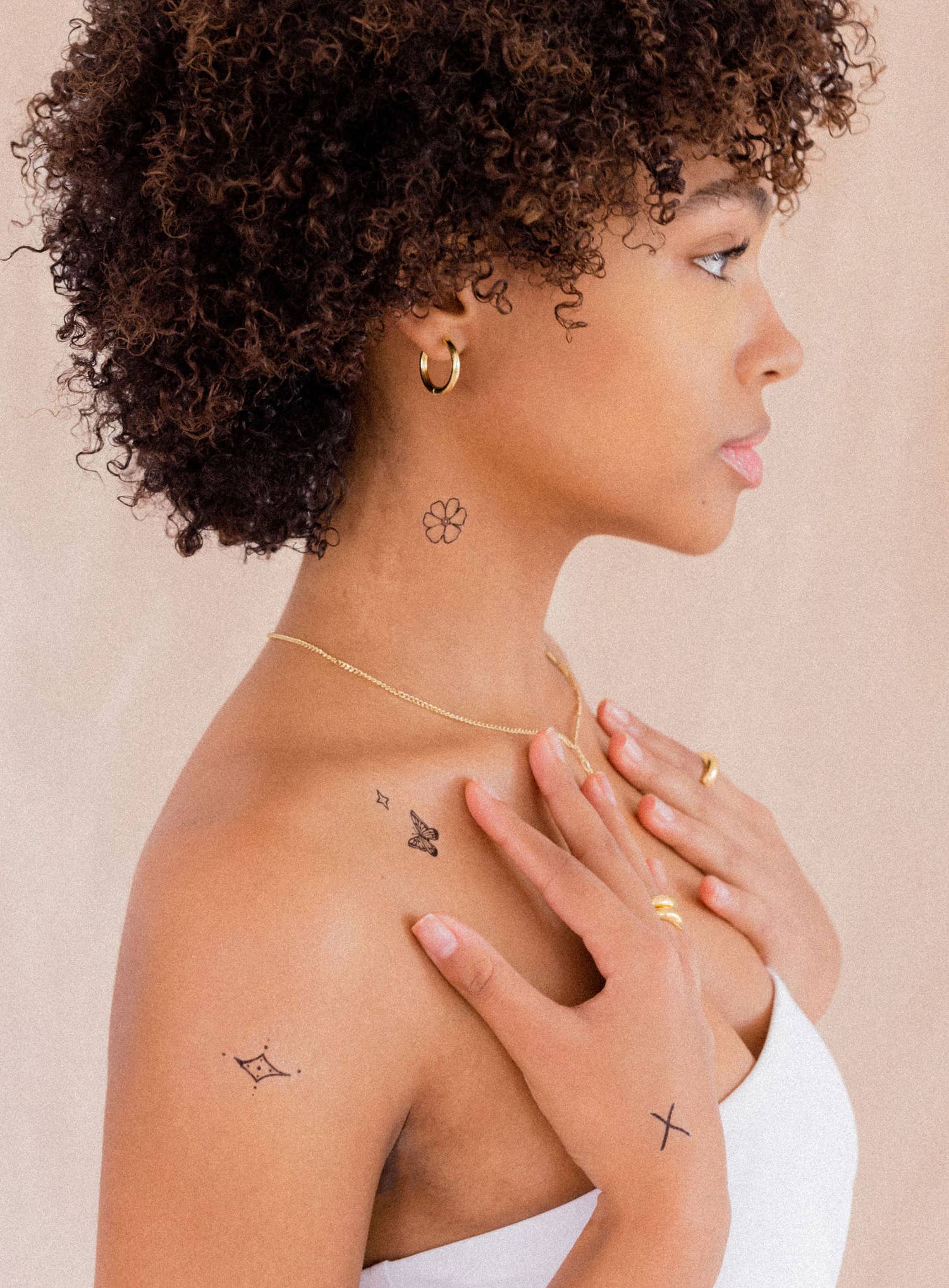 INKED BY DANI Linear Temporary Tattoo Pack