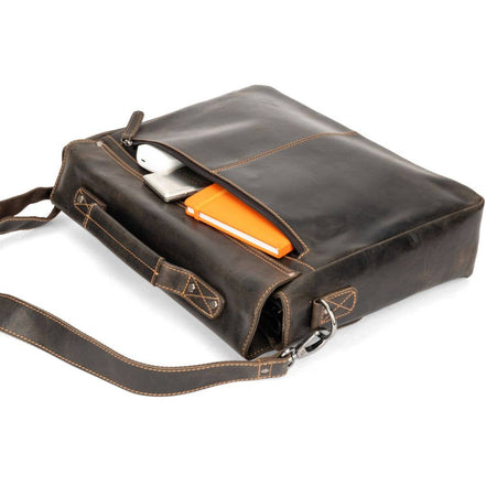 GREENWOOD LEATHER Leather Laptop Bag Portland GW196653