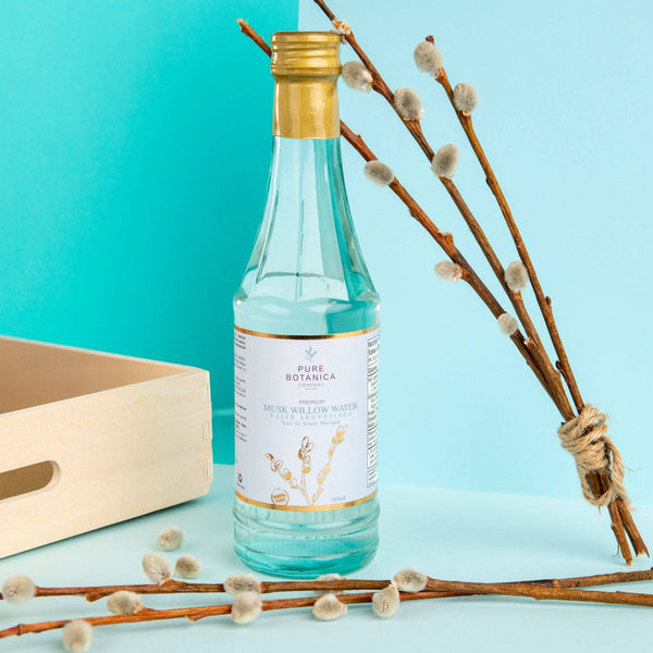 Pure Botanica Body Pain Relief: Organic Premium Musk Willow Water Distilla
