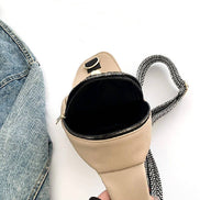 24 POPS Soft Vegan Leather Crossbody Sling Bag