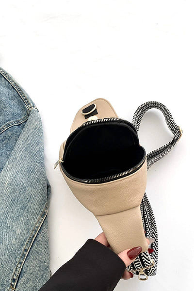 24 POPS Soft Vegan Leather Crossbody Sling Bag