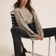 ZSUPPLY AMBROSE PULLOVER SWEATER FOSSIL