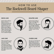 Rockwell Natural pear wood Beard Shaper