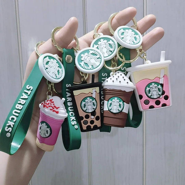 Starbucks charm keychains 12 pack