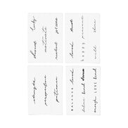 INKED BY DANI Statement Temporary Tattoo Pack