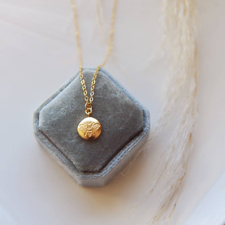 Oh So Lovely Bee Necklace