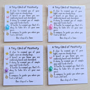 UNLIFTED INK Positivity Turtle Figurine Card with Custom Note Option