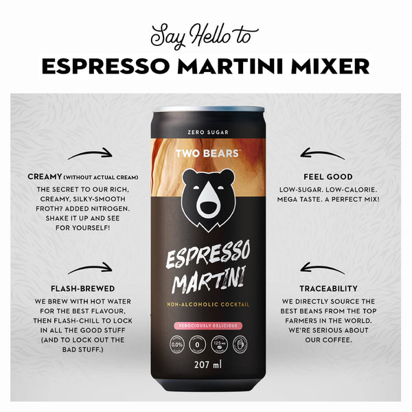 Two Bears Espresso Martini Mixer