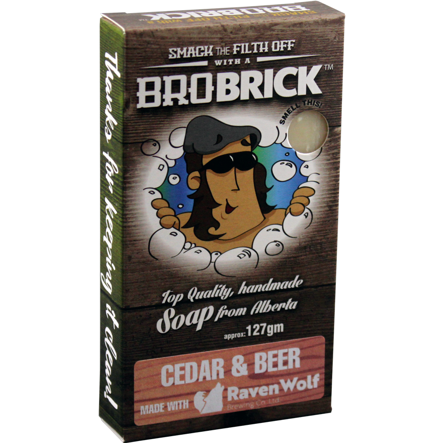 BRO BRICK Cedar & Beer: Handmade Soap