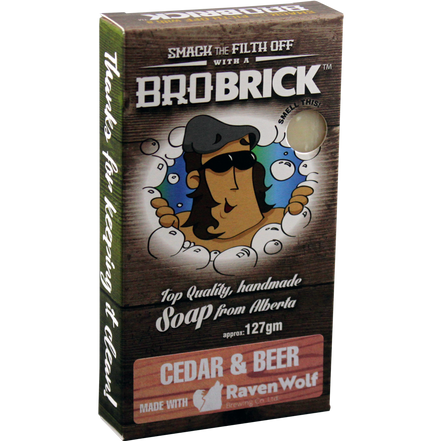 BRO BRICK Cedar & Beer: Handmade Soap