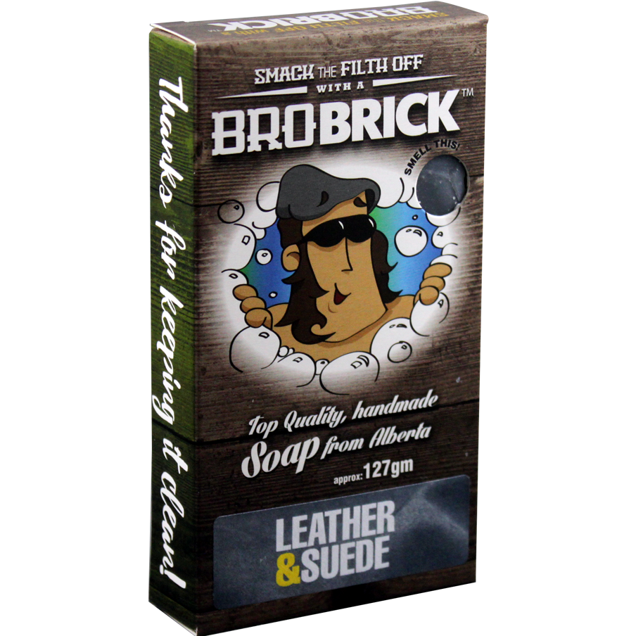 BRO BRICK Leather & Suede: Handmade Soap