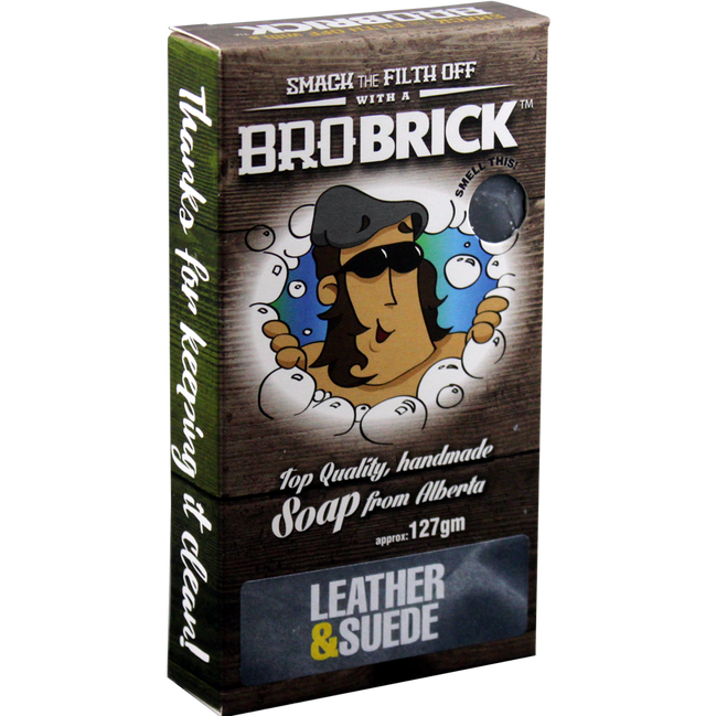 BRO BRICK Leather & Suede: Handmade Soap