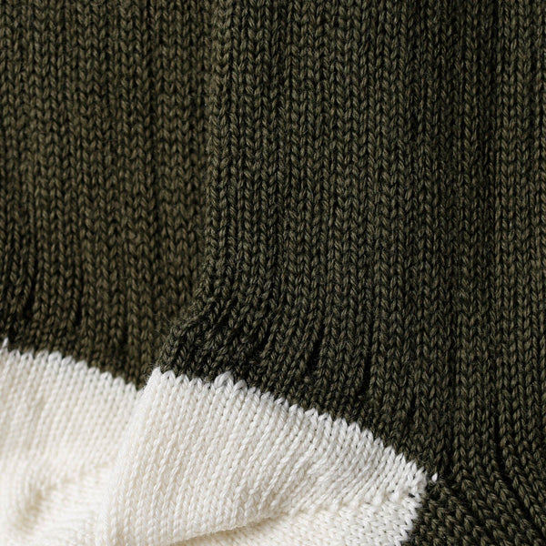 MUTTONHEAD MOUNTAIN  Socks - Olive Black Stripe