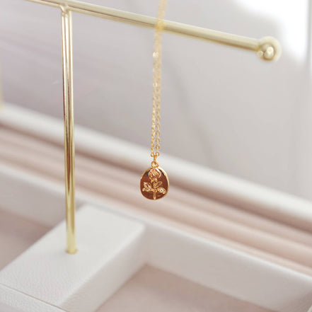 OH SO LOVELY Georgie Rose Pendant Necklace 