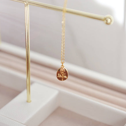 OH SO LOVELY Georgie Rose Pendant Necklace 