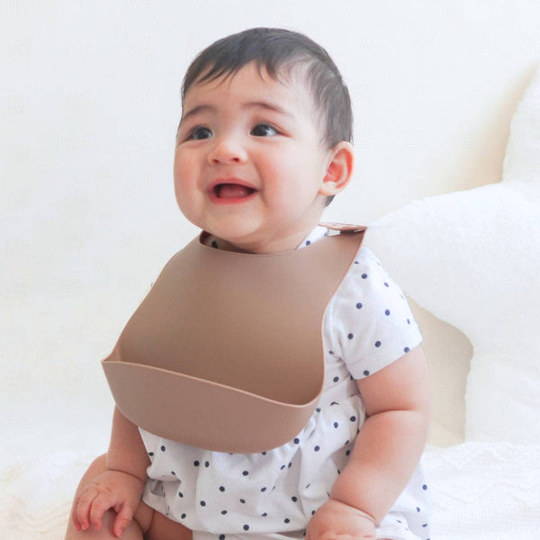 Baby bliss Silicone Bib - Dusty Teal