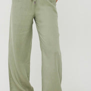 ESQUALO LINEN TROUSERS