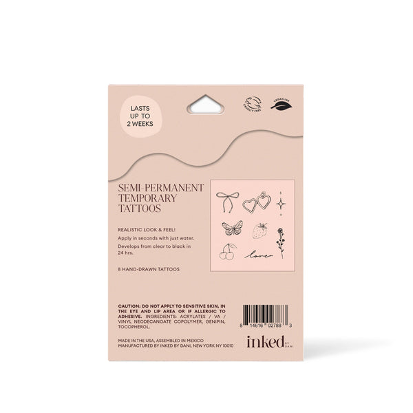 INKED BY DANI SEMI-PERMANENT TATTOOS: DREAMY PACK