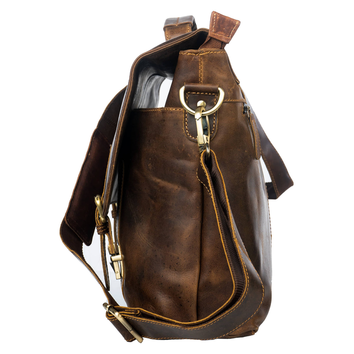 GREENWOOD LEATHER Leather Laptop Bag Portland GW196653