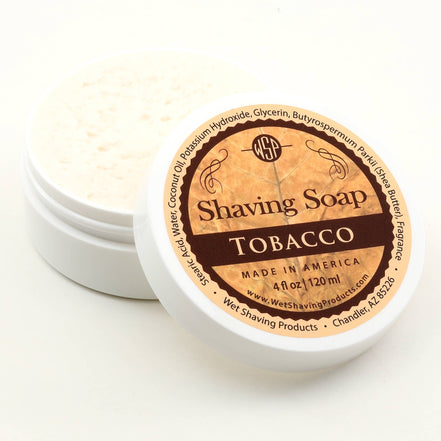WET SHAVING Rustic Shaving Soap - Tobacco - 4 Fl oz