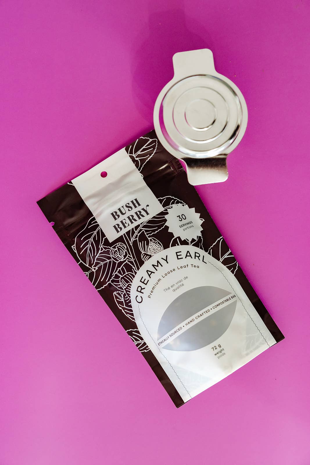 BLUSH BERRY Organic Creamy Earl Grey Loose Leaf Tea