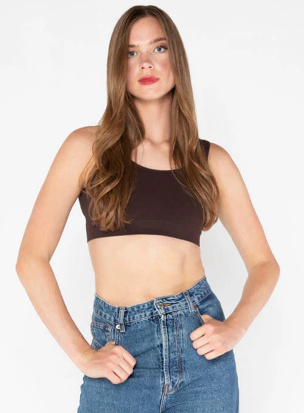 C'EST MOI BAMBOO BACK V RIBBED BRALETTE
