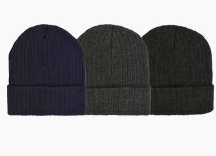 GRAND SIERRA Mens Rib Knit Hat with 3M Thinsulate™