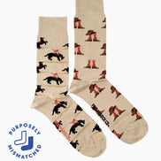 MEN’S FRIDAY TRAVEL ANIMALS, HOBBIES & MORE MISMATCHED SOCKS