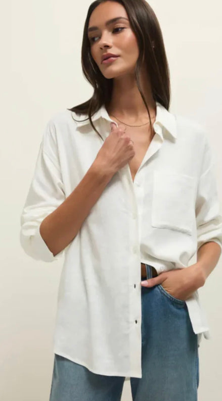 ZSUPPLY ALFIE BUTTON UP BLOUSE