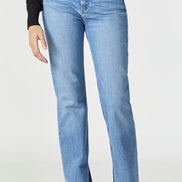 Paris Slit Slim Straight Leg Jeans