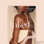 INKED BY DANI Explorer Temporary Tattoo Pack