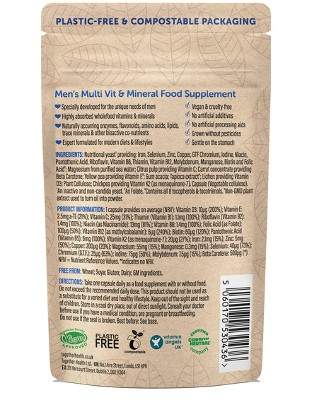 Together Health Men’s Multivitamin – Vegan – 30 Capsules