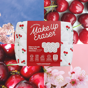 MakeUp Eraser Cherry Crush 7-Day Set & Makeup Bag Gift Set
