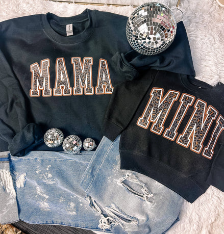 Leopard Mama & Mini Matching Sweatshirts