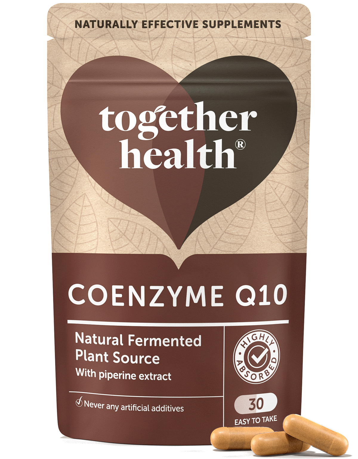 Together Health Coenzyme Q10 – CoQ10 Supplement – 30 Capsules