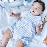 FEPHAS Rope Diaper Caddy | Misty Blue
