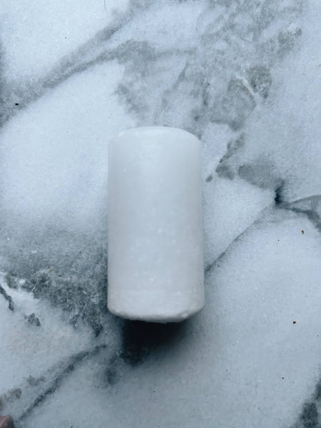 Essence of Life Organics Crystal Deodorant Stick, in zero waste cork packaging