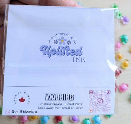 UNLIFTED INK Positivity Turtle Figurine Card with Custom Note Option