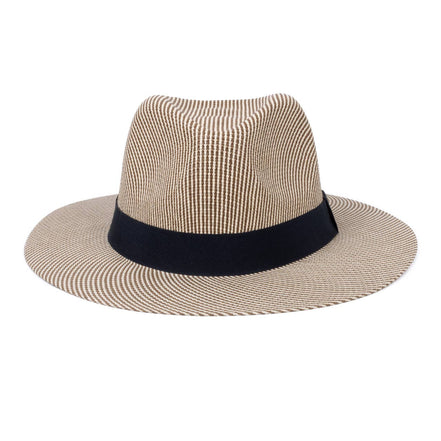 SELINI Men's S/S Black Banded Fashion Fedora hat