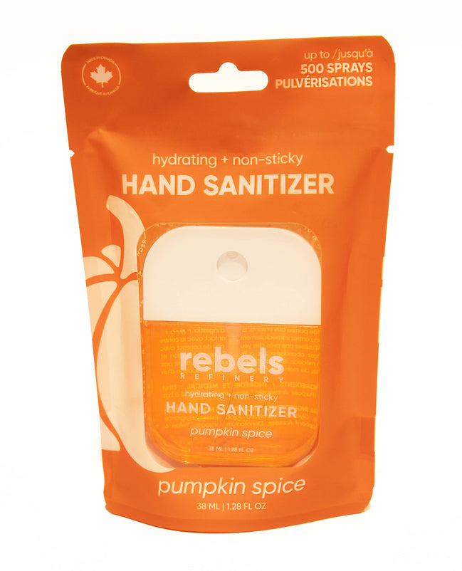 Rebels Pumpkin Spice Pocket Hand Sanitizer