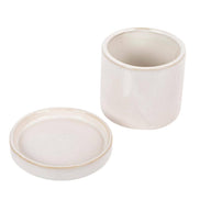 Truu Design Stylish Petra Ceramic Planter with Saucer