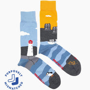 MEN’S FRIDAY TRAVEL ANIMALS, HOBBIES & MORE MISMATCHED SOCKS