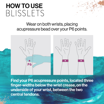 BLISSLETS Marie Duo Nausea Relief Bracelets
