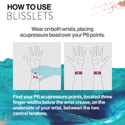 BLISSLETS Gianna Duo Nausea & Anxiety Relief Bracelets