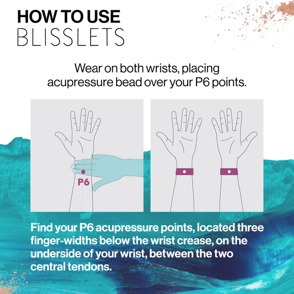 BLISSLETS Gianna Duo Nausea & Anxiety Relief Bracelets