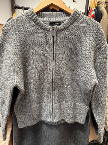 SILVER JEANS ZIP UP CARDI