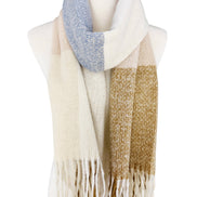 JC Softer Than Cashmere Colorblock Blanket Scarf