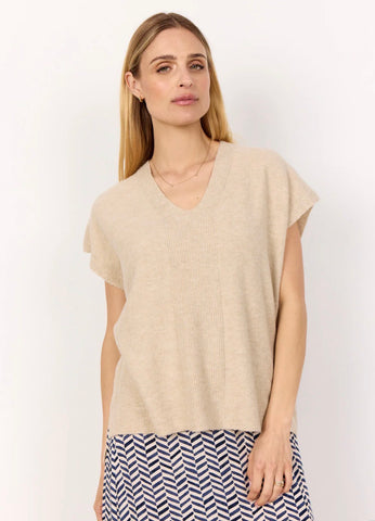 SOYA SERINE SLEEVELESS KNIT TOP