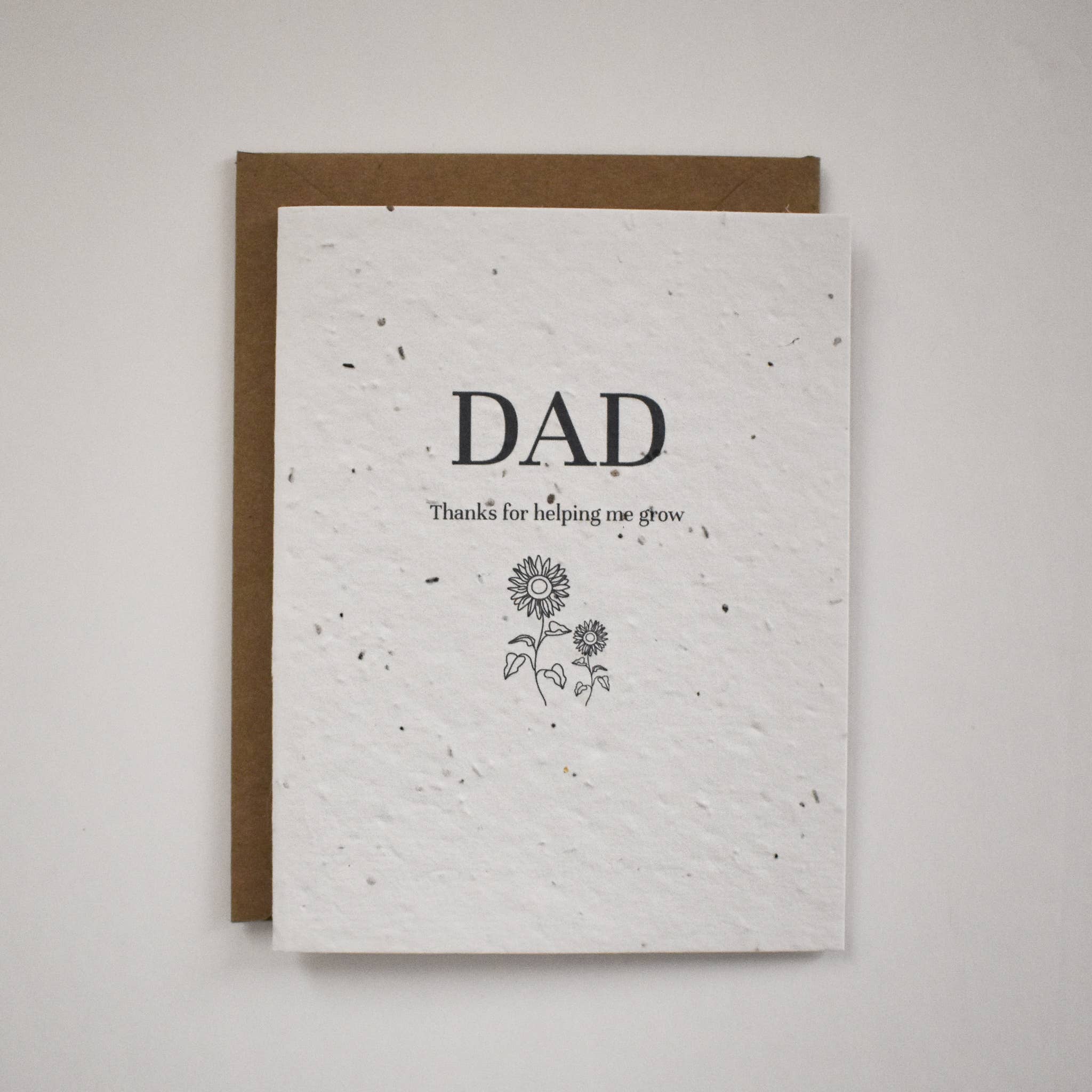 THE GOOD CARD 
Plantable Greeting Card - Father's Day - Sunflower